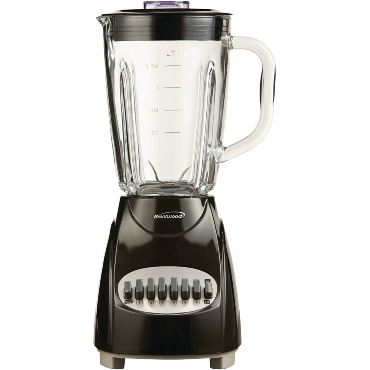 Brentwood 42oz. 12-Speed + Pulse Electric Blender with Glass Jar